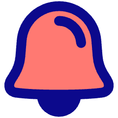 Bell Notification Icon from Plump Pop Set