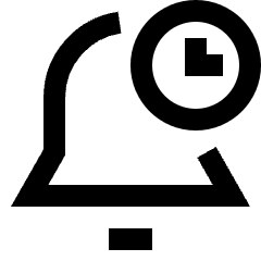 Bell Set Timer Icon from Sharp Line Set