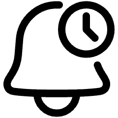 Bell Set Timer Icon from Plump Line Set