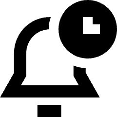 Bell Set Timer Icon from Sharp Remix Set