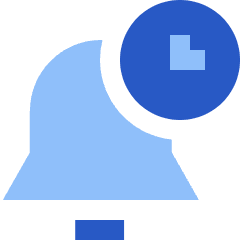 Bell Set Timer Icon from Sharp Flat Set