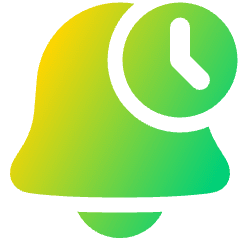 Bell Set Timer Icon from Plump Gradient Set