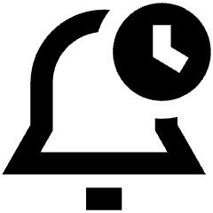 Bell Set Timer Icon from Sharp Remix Set