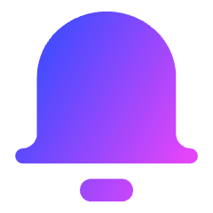 Bell Solo Icon from Core Gradient Set