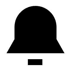 Bell Solo Icon from Sharp Solid Set