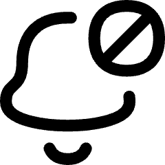 Block Bell Notification Icon from Flex Line Set