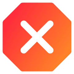 Dangerous Icon from Core Gradient Set