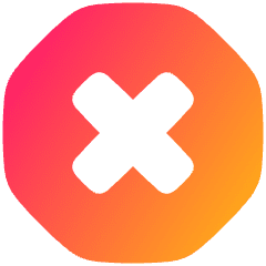 Dangerous Icon from Plump Gradient Set