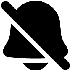 Disable Bell Notification Icon from Plump Solid Set