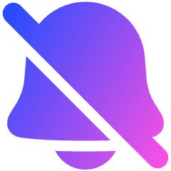 Disable Bell Notification Icon from Plump Gradient Set