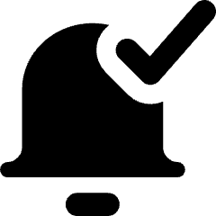 Enabled Bell Notification Icon from Core Solid Set
