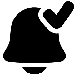 Enabled Bell Notification Icon from Plump Solid Set