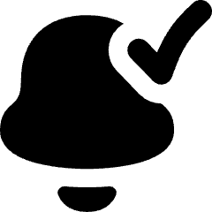 Enabled Bell Notification Icon from Flex Solid Set