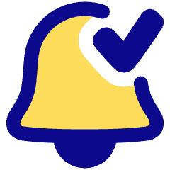 Enabled Bell Notification Icon from Plump Pop Set