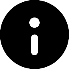 Information Circle Icon from Micro Solid Set