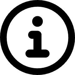 Information Circle Icon from Core Remix Set