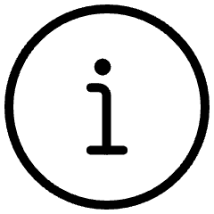 Information Circle Icon from Ultimate Light Set