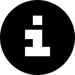 Information Circle Icon from Sharp Solid Set