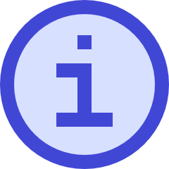 Information Circle Icon from Sharp Duo Set