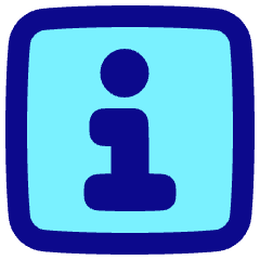 Information Square Icon from Plump Pop Set