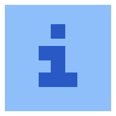 Information Square Icon from Sharp Flat Set