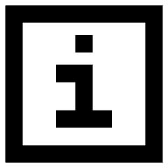 Information Square Icon from Sharp Remix Set