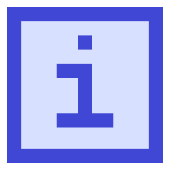Information Square Icon from Sharp Duo Set