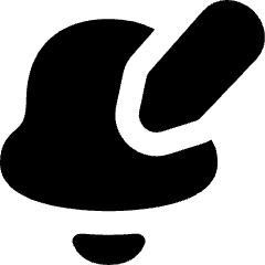 Notification Edit Icon from Flex Solid Set