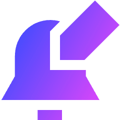 Notification Edit Icon from Sharp Gradient Set