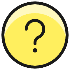 Question Circle Icon from Ultimate Colors Set
