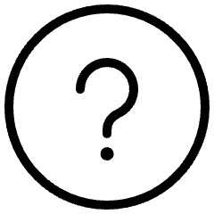 Question Circle Icon from Ultimate Light Set