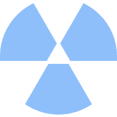 Radioactive 1 Icon from Sharp Flat Set