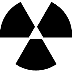 Radioactive 1 Icon from Sharp Solid Set