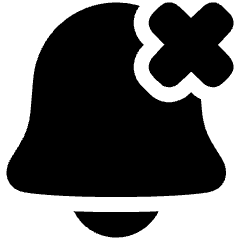 Remove Bell Notification 2 Icon from Plump Solid Set