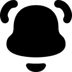 Ringing Bell Notification Icon from Flex Solid Set