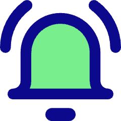 Ringing Bell Notification Icon from Core Pop Set