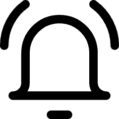 Ringing Bell Notification Icon from Core Line Set
