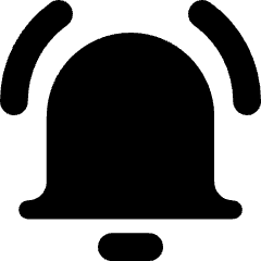 Ringing Bell Notification Icon from Core Solid Set