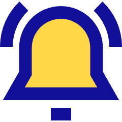 Ringing Bell Notification Icon from Sharp Pop Set