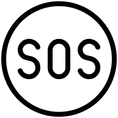 Sos Symbol Icon from Ultimate Light Set