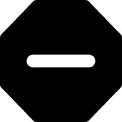 Stop Sign Icon from Ultimate Bold Set