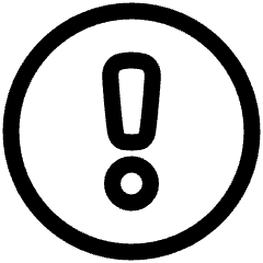 Warning Circle Icon from Plump Line Set