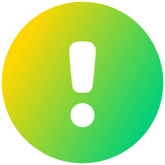 Warning Circle Icon from Plump Gradient Set