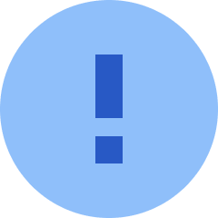 Warning Circle Icon from Sharp Flat Set