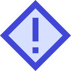 Warning Diamond Icon from Sharp Duo Set