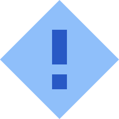 Warning Diamond Icon from Sharp Flat Set
