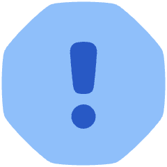 Warning Octagon Icon from Plump Flat Set