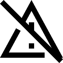 Warning Off Icon from Sharp Line Set
