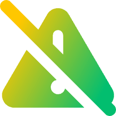 Warning Off Icon from Core Gradient Set