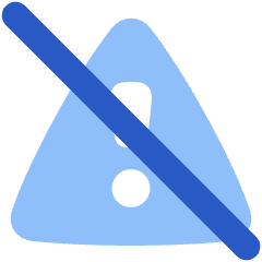 Warning Off Icon from Plump Flat Set